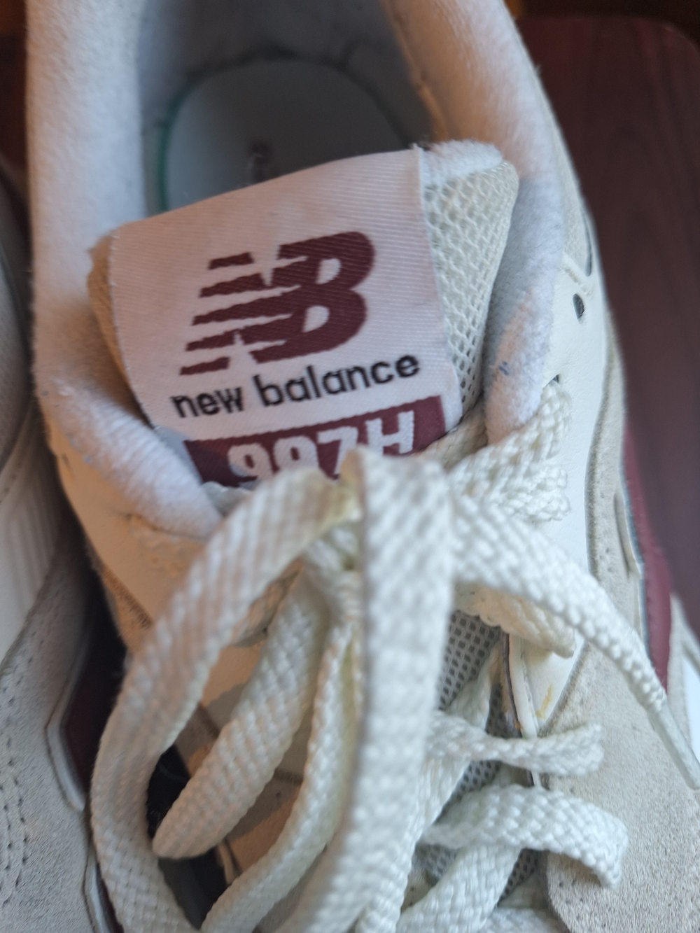 Womens New Balance 997H Beige & Mauve Retro Sneakers. Sz 10. - Picture 9 of 10
